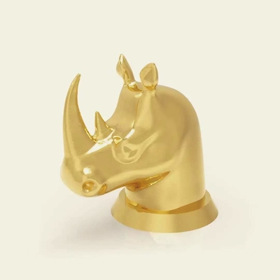 Animal Universal Fea 15Mm Metal Parfum Botol Zamac Caps Luxury Creative