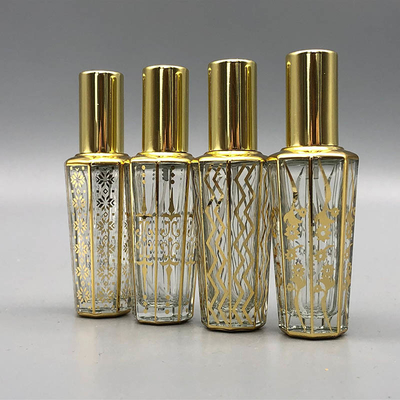 15 ML Botol Parfum Disadur UV Bermutu Tinggi, Botol Air Parfum, Botol Kaca Anodized, Semprotan Kosmetik Halus Bo