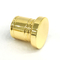 Classic Zinc Alloy Gold Plating Cylinder Shape Metal Zamac Parfum Bottle Cap