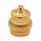 Color Gold Zamak Perfume Caps Untuk Leher 15mm, Tutup Parfum Magnetic Durable