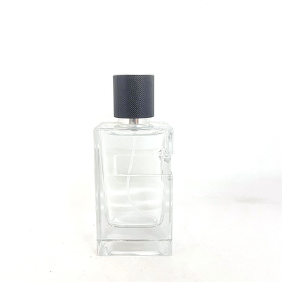 Botol Parfum Kaca Persegi Tebal Bawah Snap On Botol Kaca Kemasan Parfum Semprot