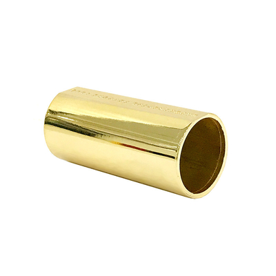 Classic Zinc Alloy Gold Long Cylinder Shape Metal Zamac Parfum Bottle Cap