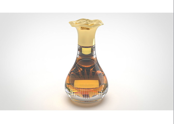 Beli Logo Kustom 15Mm Paduan Seng Tutup Botol Parfum Gaya Bunga Kreatif Mewah online manufacture