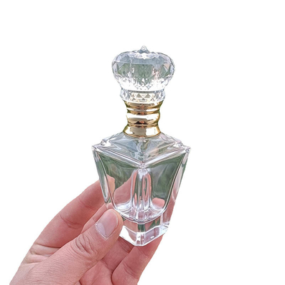 Beli Customs Luxury Fancy Design Botol Kaca Parfum 55ml Dengan Tutup Pompa Sprayer online manufacture