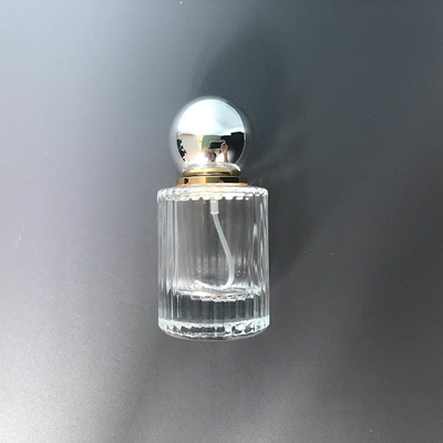 Beli 30 ML high-end botol parfum topi bola portabel vertikal bar kaca parfum sub botol kosmetik botol semprot botol kosong online manufacture