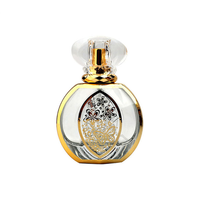 Beli 50 Ml Botol Parfum Dilapisi UV Ukir Botol Parfum Bermutu Tinggi Parfum Semprot Botol Botol Parfum Bulat online manufacture