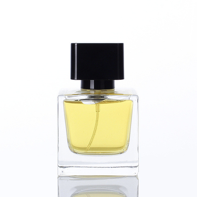 Beli Grosir 30ml 50ml 100ml Persegi Transparan Botol Kaca Parfum Sub-paket Semprot Botol Parfum Kosong Dengan Tutup online manufacture