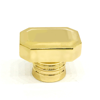 Beli Classic Zinc Alloy Gold Plating Bentuk Persegi Panjang Tutup Botol Parfum Logam Zamak online manufacture