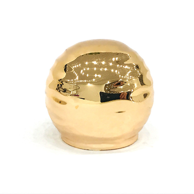 Beli Classic Zinc Alloy Gold Ball Shape Metal Zamac Parfum Bottle Cap online manufacture
