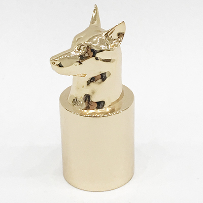 Beli Tutup Botol Parfum Anjing Snap Zamak Logam Tinggi Dipoles online manufacture