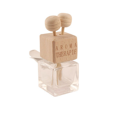 Beli Mobil Air Conditioning Vehicle Air Outlet Clamp Square Glass Dengan Cap Kayu pembuatan online