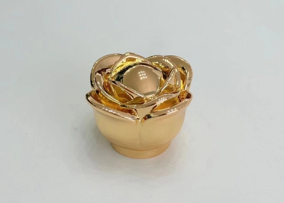 Beli Bunga berbentuk paduan seng parfum tutup botol parfum tutup dengan logo yang disesuaikan online manufacture