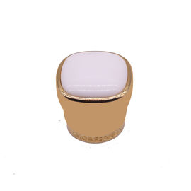Beli Mode Elegent Emas Zinc Alloy Tutup Botol Parfum, Tutup Botol Kosmetik Dengan Logo online manufacture