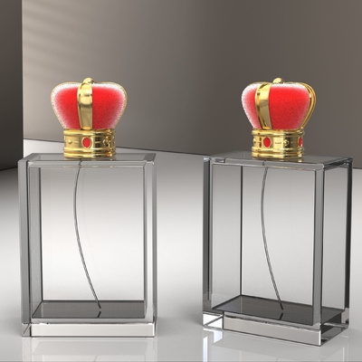 Beli Gold Crown Bentuk Luxury Zamak Perfume Caps Untuk Fee 15 botol kaca parfum online manufacture