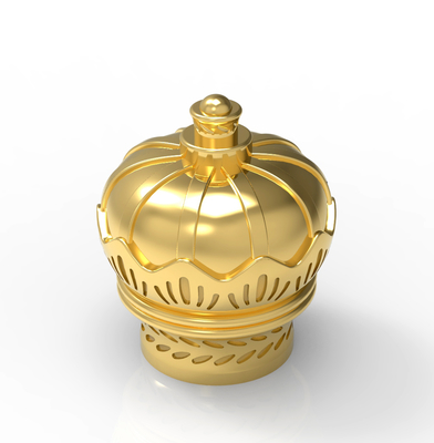 Beli Pembungkusan Ukuran Mahkota Mengangkat Aroma Paduan Seng Berkualitas Tinggi Kap Parfum Zamak online manufacture