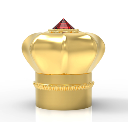 Beli Pabrik Penutup Botol Parfum Kaca Paduan Seng Floral ISO9001 Penutup Logam Tutup Seng online manufacture