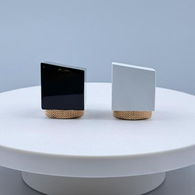 Beli Black/white zinc alloy perfume cap Square cap pembuatan online