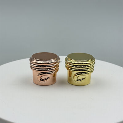 Beli 15mm ABS Plastic Perfume Crown Cap with Iron Metal Pump for Non-Refillable Bottle Closures in Cosmetics Industry online manufacture