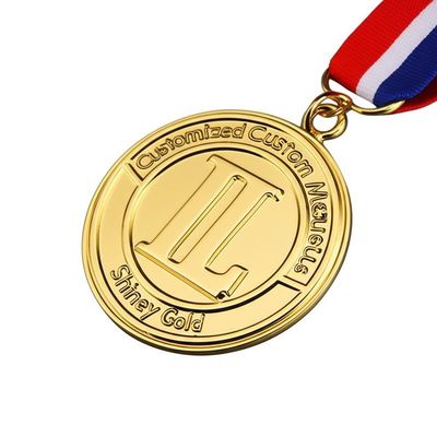 Beli Custom Medals and Custom Award Medals with Shiny Gold Plating, 2mm Thickness, and 7-10 Business Days Production online manufacture