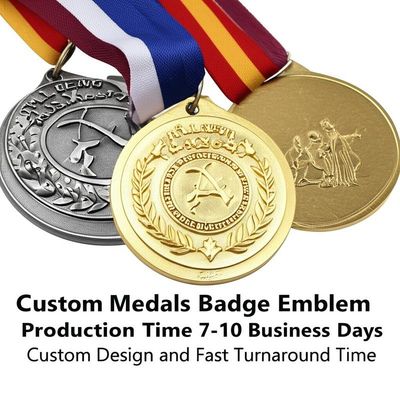 Beli Custom Metal Medal with 2mm Thickness and Customized Size Featuring Letterpress Printing for Elegant Souvenirs online manufacture