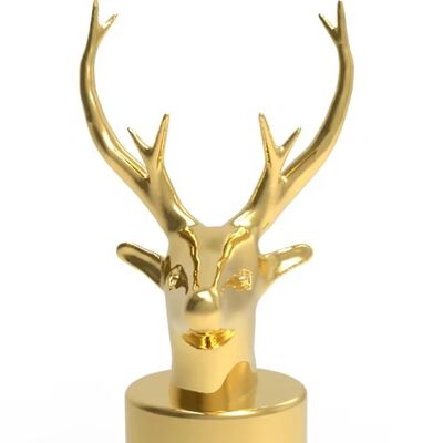 Beli Hot-End Deer Shape FEA 15 Zamak Perfume Caps Zinc Desain Baru Cap Parfum Cetakan Yang Ada pembuatan online