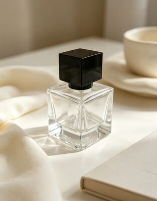 Beli Tutup Parfum Zinc Alloy Matte Hitam Premium dengan Desain Kotak dan Ketahanan Korosi pembuatan online
