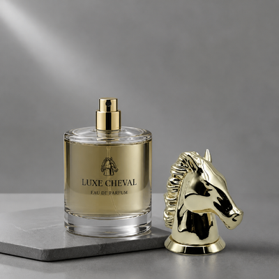 Beli Cermin Mewah Polished 3D Horse Head Zamac Perfume Cap Gold Plated Animal Sculpture Perfume Lid Zinc Alloy Metal Perfume Bottle Cover Custom Logo FEA15 Untuk Dubai Oud Attar Perfume Bottle pembuatan online