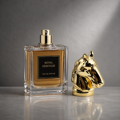 Beli Grosir Kepala Kuda Berkilau Padat Emas Cap Botol Parfum Sederhana Patung Stallion Terintegrasi Zamac Penutupan OEM Ukiran Logo Timur Tengah Kemasan Aroma Mewah pembuatan online