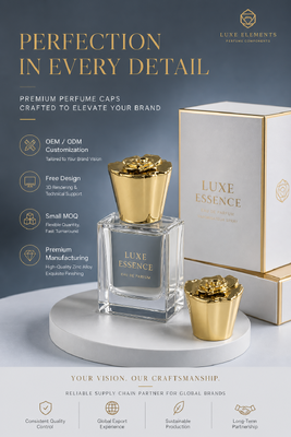 Beli Tutup Botol Parfum Zamac Bentuk Kerucut dengan Dekorasi Mawar Timbul Aksesori Kemasan Mewah Berlapis Emas Magnetic pembuatan online