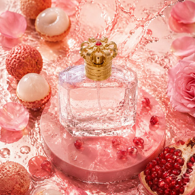 membeli Sumber Pabrik Luxury Royal Crown Zinc Alloy Perfume Cap FEA15 Fit Struktur Kerongkongan Dengan Rhinestone Gem Merah Pattern Embossed Zamac Perfume Bottle Lid Electroplating Custom Logo OEM ODM pembuatan online