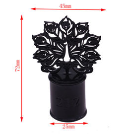 Beli Desain Mewah Peacock Logam Parfum Cap Untuk Leher EAF15 Kaca Parfum online manufacture