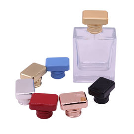 Beli Desain Persegi Zamac Parfum Cap Emas Logam Zinc Alloy Parfum Tutup Botol online manufacture