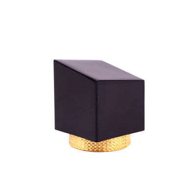 Beli 30 * 37mm Irregularity Square Parfum Tutup Botol Jenis Logam online manufacture