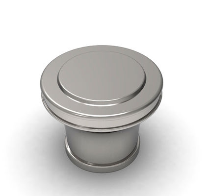 Beli Bentuk Disesuaikan 15mm Tutup Botol Leher Elektroplate Zamac Parfum online manufacture