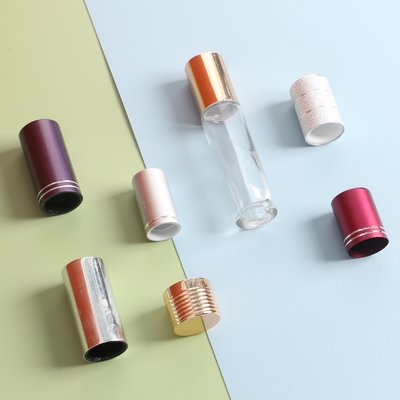Beli Matte Label Screw Cap Plastik Disesuaikan Rose Gold Silver Pink Untuk Parfum online manufacture
