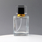 Spot Square Kaca Transparan Botol Parfum Penutup Akrilik Semprot Tekan Perjalanan Terpisah Botol Kosmetik Botol Sampel
