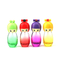 Botol Parfum Kaca Bertahap Kartun Yang Indah Sekrup Mulut Botol Kaca Botol Kaca Parfum Berkemasan Perjalanan Portabel