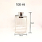 100ml Botol Parfum Kreatif Botol Kaca Press Type Spray Botol Kosong Kemasan Kosmetik Kit