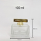 Botol Parfum 100ml Kreatif dengan Zamak tutup Botol Semprot Botol Kaca Bayonet Kemasan Kosmetik