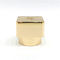 Classic Zinc Alloy Gold Cube Shape Metal Zamac Parfum Bottle Cap