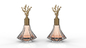 Elegant Zamac Perfume Lid Untuk Bottle Cap OEM / ODM Layanan Tersedia
