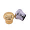 Putaran Top Golden Cap Parfum Botol Zinc Alloy Parfum Caps Untuk 18mm Sprayer