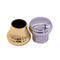 Putaran Top Golden Cap Parfum Botol Zinc Alloy Parfum Caps Untuk 18mm Sprayer