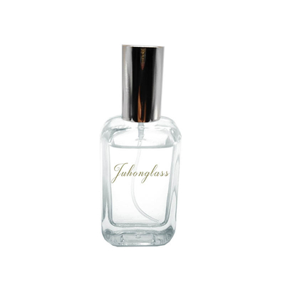 30ML Parfum Botol Semprot High-End Persegi Panjang Botol Parfum Sekrup Mulut Parfum Botol Kaca Di Saham