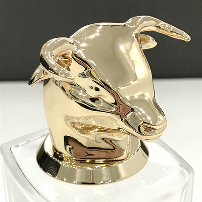 Disesuaikan Zamac Perfume Cap 46*49*45mm Untuk Botol Packing Blister Box