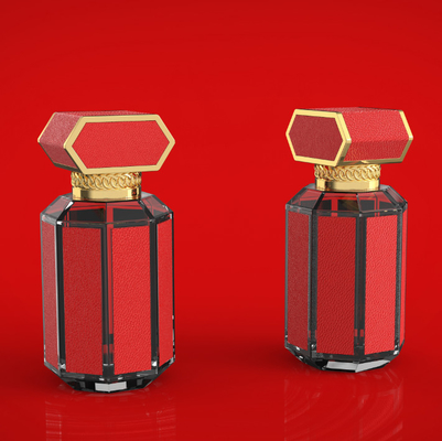 Elegant Zamac Perfume Lid Untuk Bottle Cap OEM / ODM Layanan Tersedia