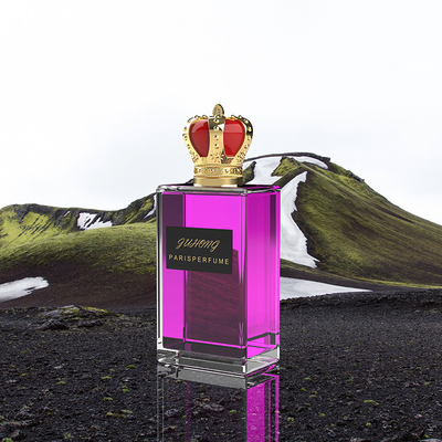 Glossy Zamak Perfume Caps untuk kemasan parfum yang disesuaikan dengan permukaan cermin