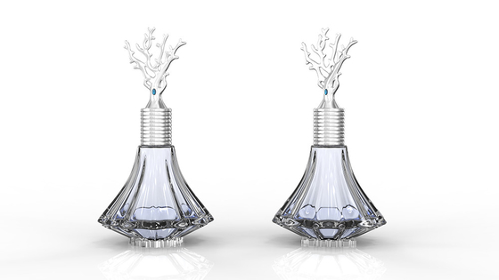 Elegant Zamac Perfume Lid Untuk Bottle Cap OEM / ODM Layanan Tersedia