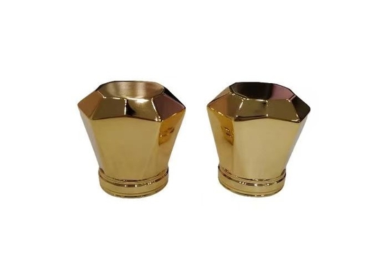 Golden Irregular Bentuk Custom Perfume Botol Tutup Untuk Botol Parfum