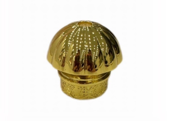 Customized Kubah Bentuk Metal Perfume Cap Seng Perfume Kaca botol tutup